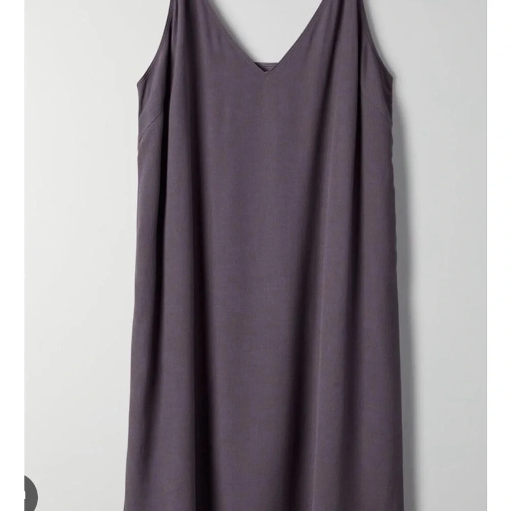 ARITZIA Wilfred Free | Vivienne Slip Camisole Dress | Dark Charcoal, XS - Picture 8 of 8